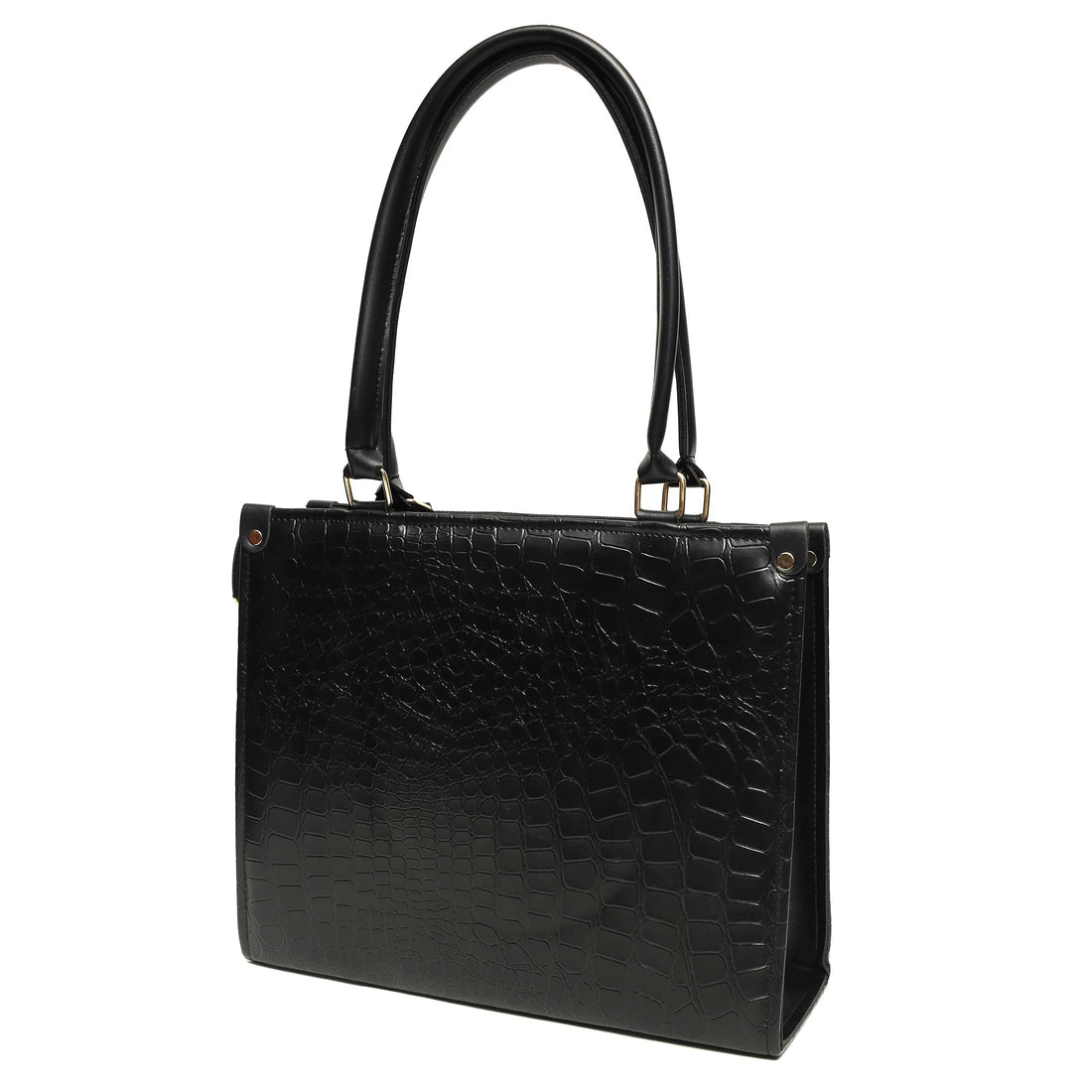 CROCODILE BOX BAG